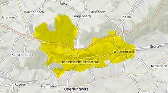Immobilienpreisekarte Hohenstein Ernstthal
